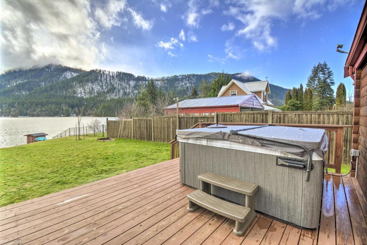 Lakefront Cabin With Stunning Mountain Views And Dock! Mineral Εξωτερικό φωτογραφία