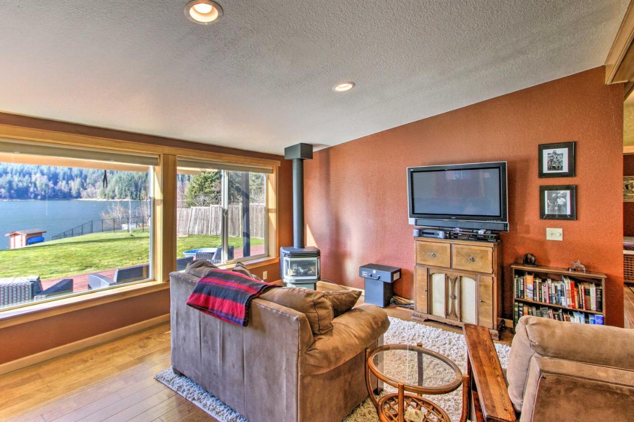 Lakefront Cabin With Stunning Mountain Views And Dock! Mineral Εξωτερικό φωτογραφία