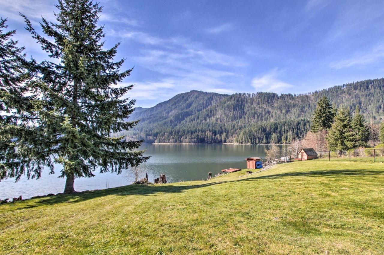 Lakefront Cabin With Stunning Mountain Views And Dock! Mineral Εξωτερικό φωτογραφία